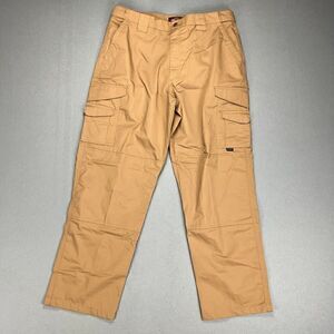 Tru-Spec Tactical Pants Mens 38x34 Cargo Ripstop Beige Loose Baggy New No Tag